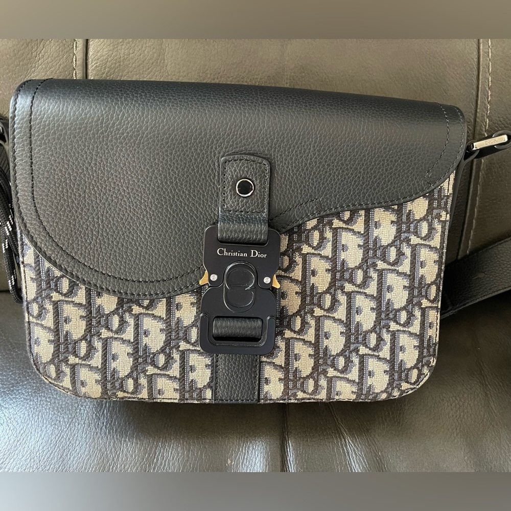 Dior Small Saddle Messenger Bag with Flap
